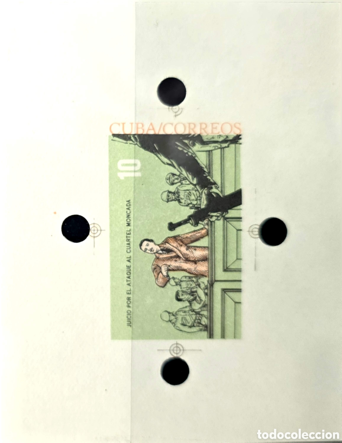 Sellos: CA)Cuba &middot; 1975 &middot; Trial for the Attack on the Moncada Barracks