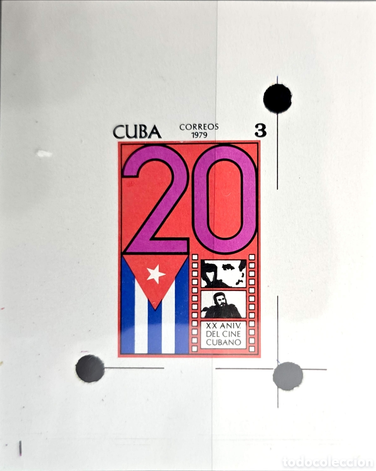 Sellos: CA)Cuba &middot; 1979 &middot; 20th Anniversary of Cuban Cinema