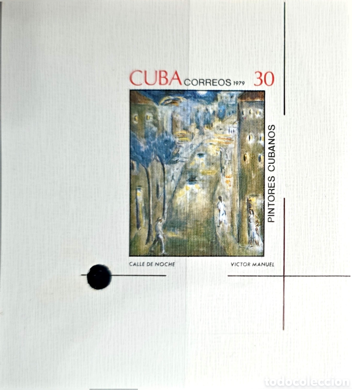 Sellos: CA)Cuba &middot; 1979 &middot; Cuban Painters &ndash; V&iacute;ctor Manuel