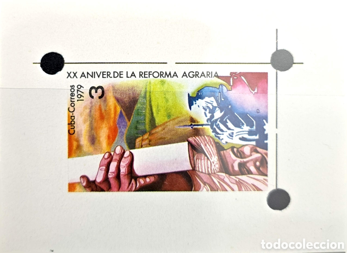 Sellos: CA)Cuba &middot; 1979 &middot; 20th Anniversary of Agrarian Reform &middot; This Cuban commemorative stamp issued in 1979