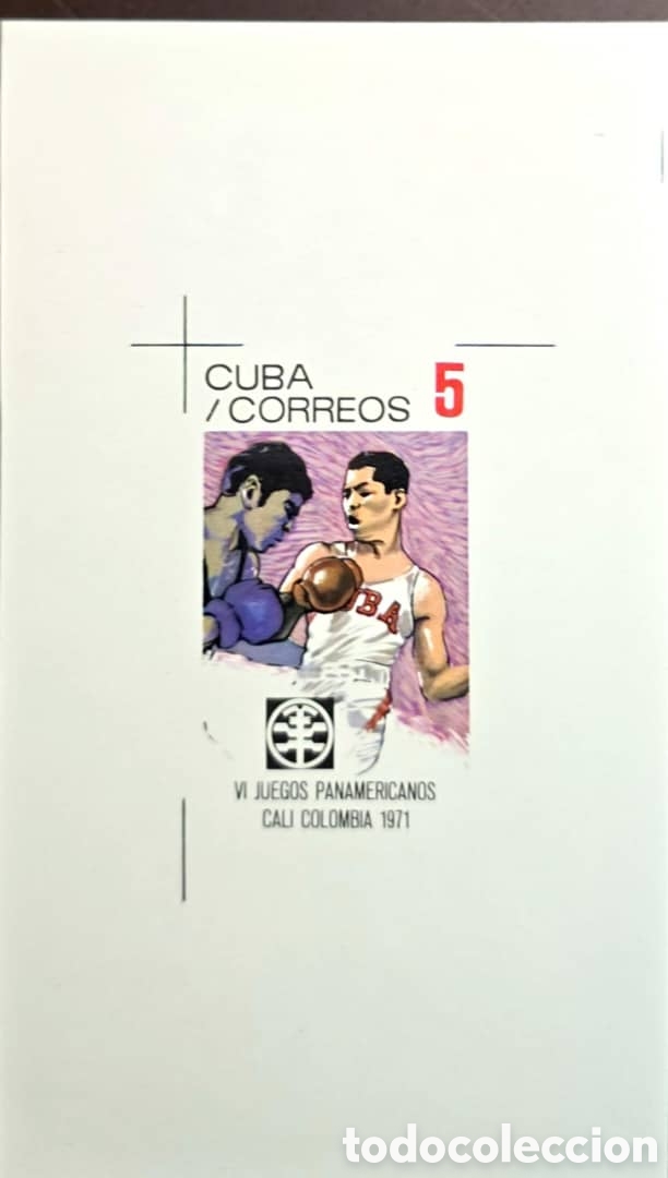 Sellos: CA)Cuba &middot; 1974 &middot; 6th Pan American Games &ndash; Boxing &middot; This Cuban commemorative stamp issued in 1974 hig