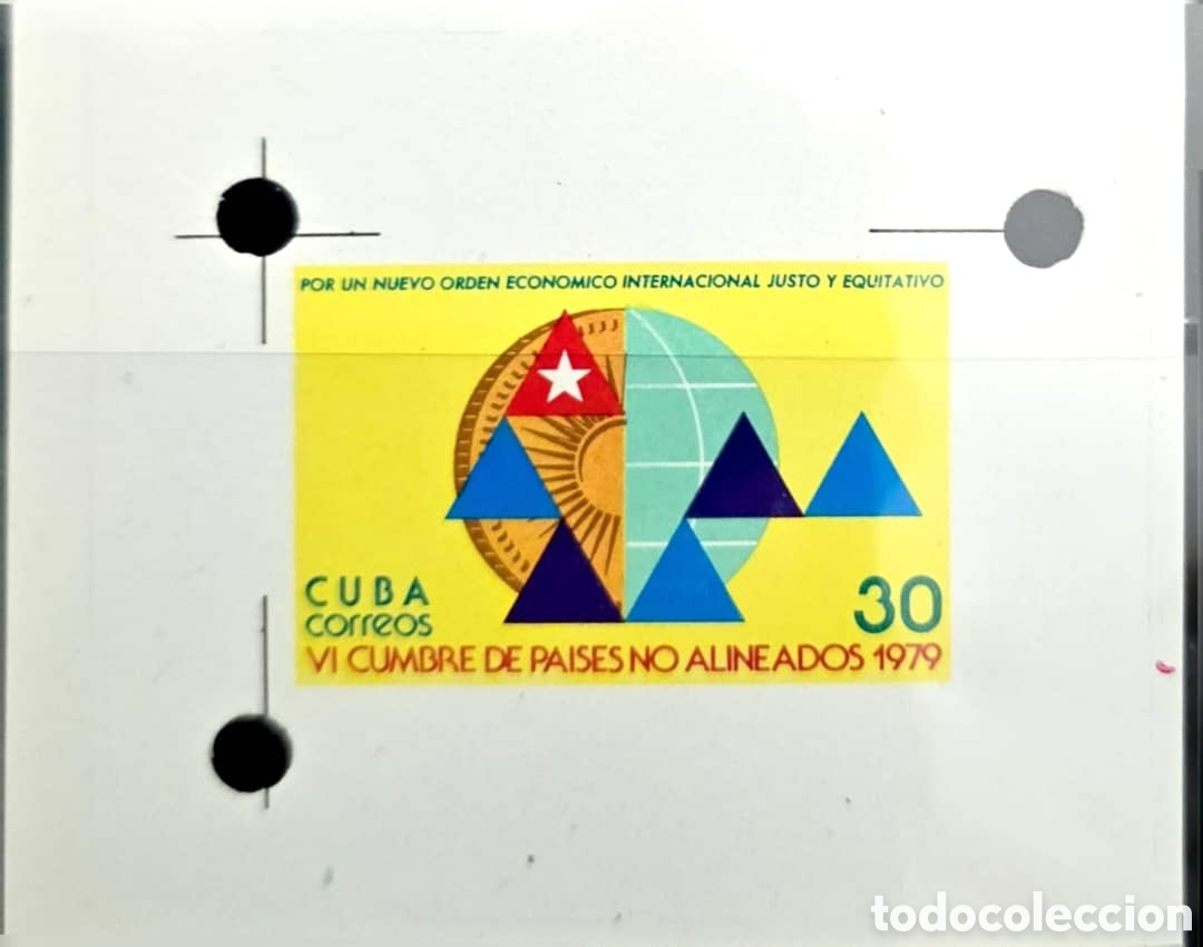 Sellos: CA)Cuba &middot; 1979 &middot; Sixth Summit of Non-Aligned Countries &middot; This Cuban commemorative stamp issued in 19