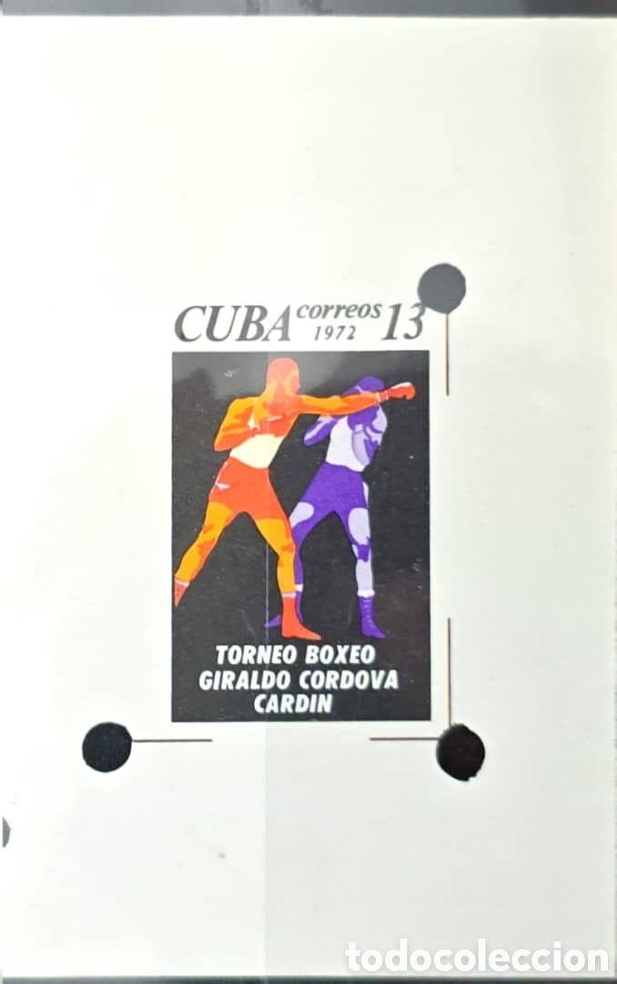 Sellos: CA)Cuba &middot; 1972 &middot; Giraldo C&oacute;rdova Card&iacute;n Boxing Tournament &middot; This Cuban commemorative stamp issued in