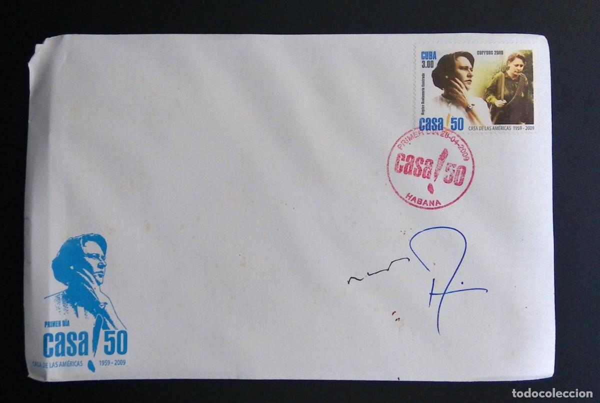 Sellos: KV)2009 CUBA, FIRST DAY COVER COMMEMORATING THE 50TH ANNIVERSARY OF CASA DE LAS AM&Eacute;RICAS 1959-2009 W
