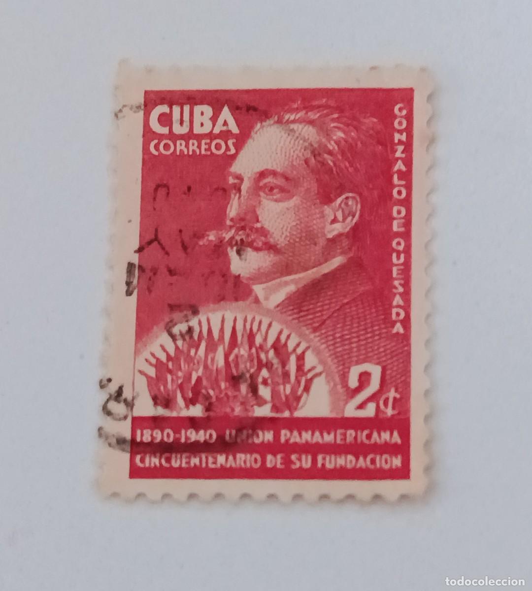 Sellos: Sello Cuba 1940. Cincuentenario fundaci&oacute;n de la Uni&oacute;n Panamericana.