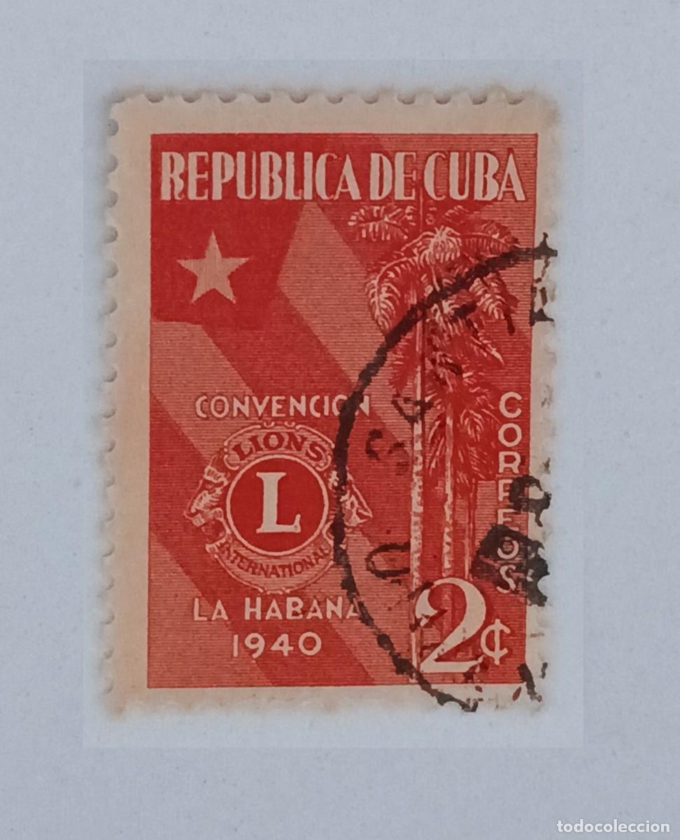 Sellos: Sello Cuba 1940. Convenci&oacute;n Club de Leones.