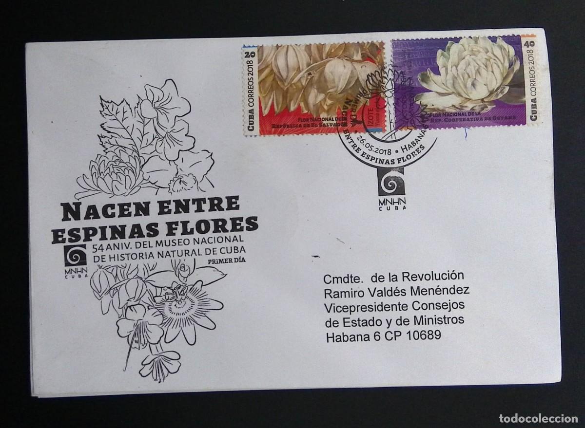 Sellos: KV)2018 CUBA, FIRST DAY COVER FOR THE 54TH ANNIVERSARY OF THE NATIONAL MUSEUM OF NATURAL HISTORY OF