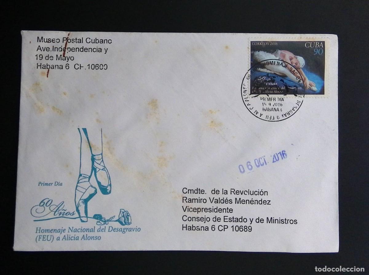 Sellos: KV)2016 CUBA, FIRST DAY COVER FOR THE 60TH ANNIVERSARY OF THE FEU NATIONAL HOMAGE OF REPARATION TO A