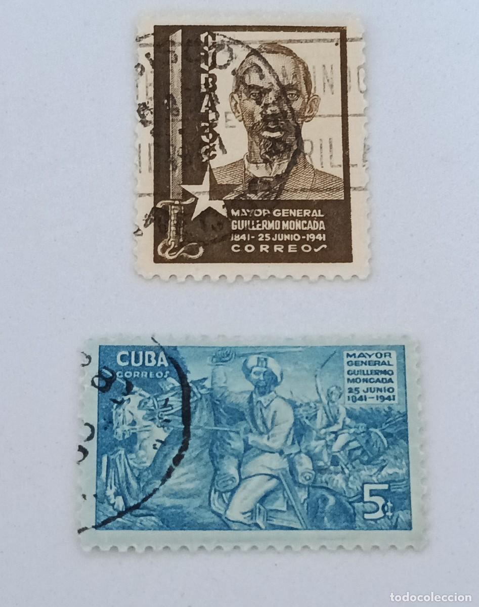 Sellos: Sellos Cuba 1941, Centenario nacimiento de Guillermo Moncada.