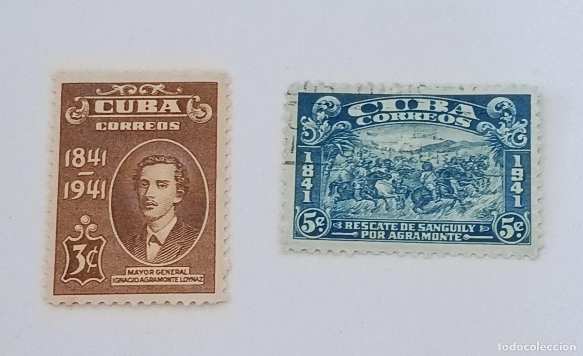 Sellos: Sellos Cuba 1942. Centenario del nacimiento de Ignacio Agramonte.