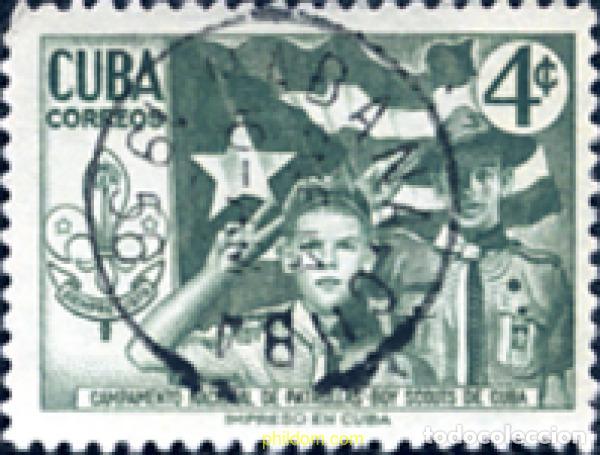 Briefmarken: 273559 USED CUBA 1954 3 ENCUENTRO DE ESCULTISMO EN CUBA