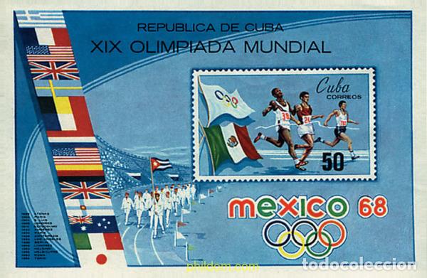 Briefmarken: 54249 MNH CUBA 1968 19 JUEGOS OLIMPICOS VERANO MEXICO 1968