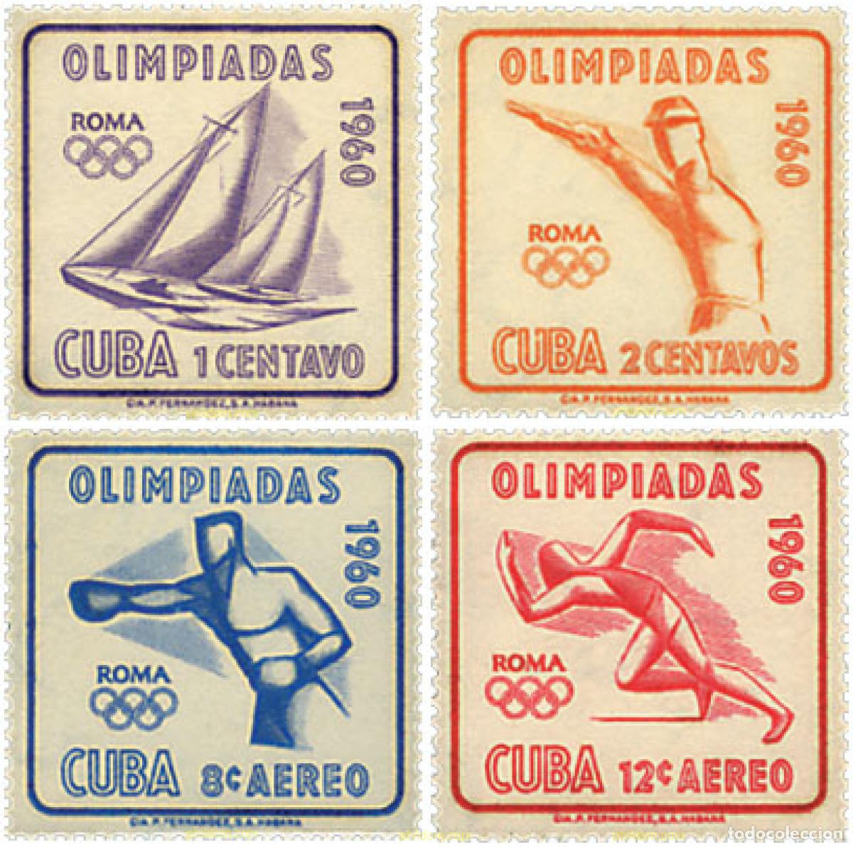 Briefmarken: 26789 MNH CUBA 1960 17 JUEGOS OLIMPICOS VERANO ROMA 1960