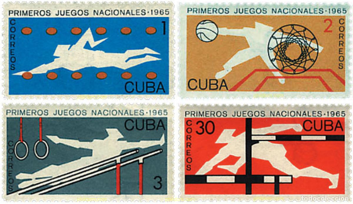 Briefmarken: 52407 MNH CUBA 1965 1 JUEGOS NACIONALES