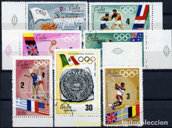 Briefmarken: 215779 USED CUBA 1968 19 JUEGOS OLIMPICOS VERANO MEXICO 1968