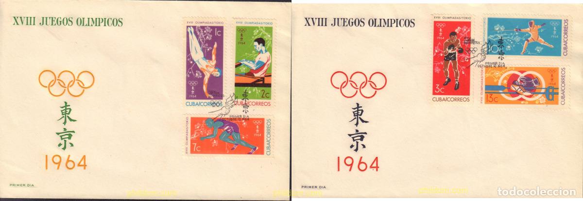 Briefmarken: 379223 MNH CUBA 1964 18 JUEGOS OLIMPICOS VERANO TOKIO 1964