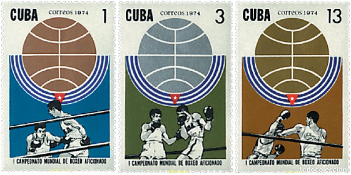 Briefmarken: 26808 MNH CUBA 1974 1 CAMPEONATO MUNDIAL DE BOXEO
