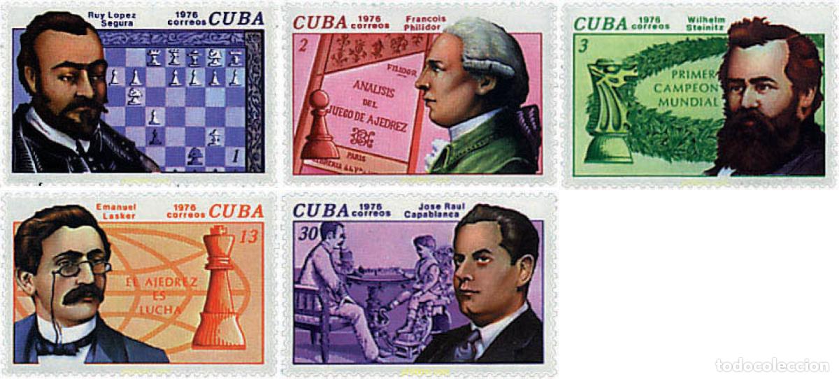 Briefmarken: 30622 MNH CUBA 1976 HISTORIA DEL AJEDREZ