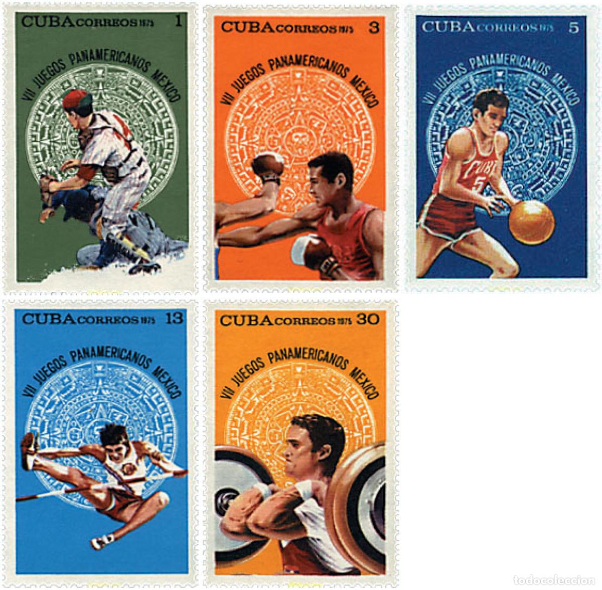 Briefmarken: 51907 MNH CUBA 1975 7 JUEGOS DEPORTIVOS PANAMERICANOS