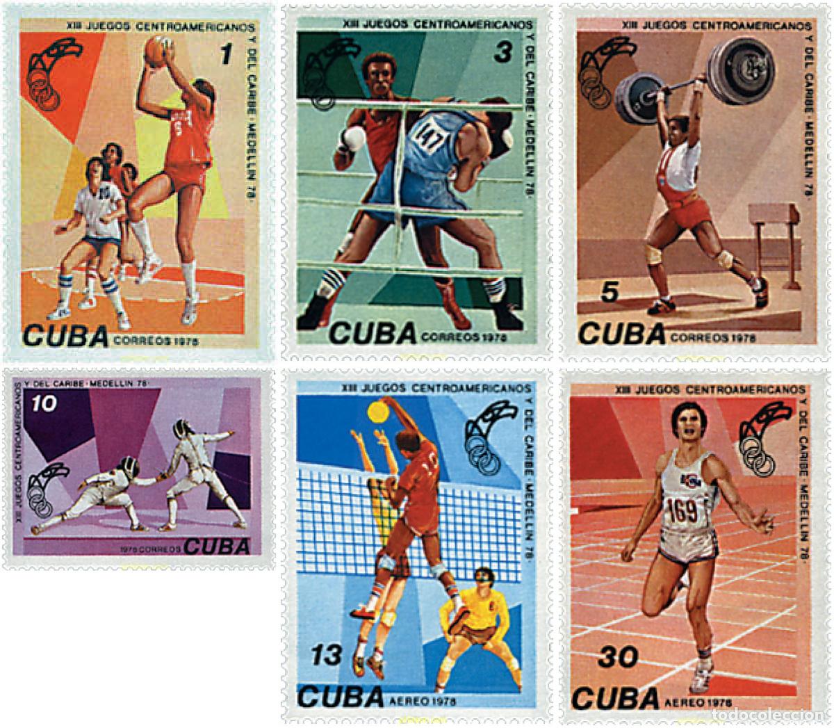 Sellos: 53949 MNH CUBA 1978 13 JUEGOS CENTROAMERICANOS