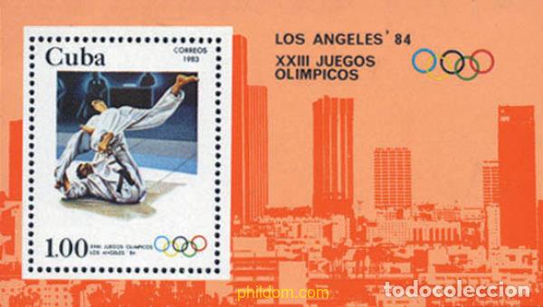Sellos: 54258 MNH CUBA 1983 23 JUEGOS OLIMPICOS VERANO LOS ANGELES 1984