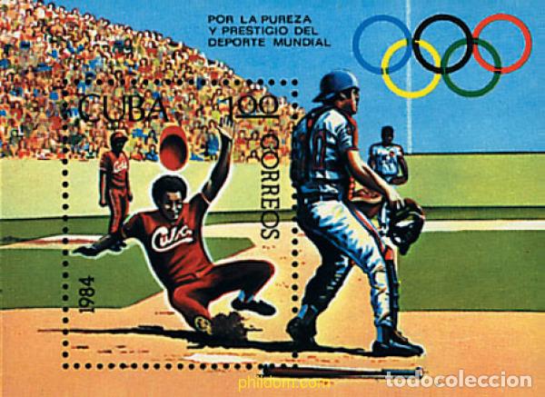 Sellos: 54257 MNH CUBA 1984 POR LA PUREZA Y PRESTIGIO DEL DEPORTE MUNDIAL