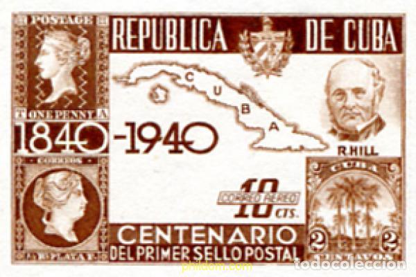 Sellos: 597920 HINGED CUBA 1940 CENTENARIO DEL PRIMER SELLO