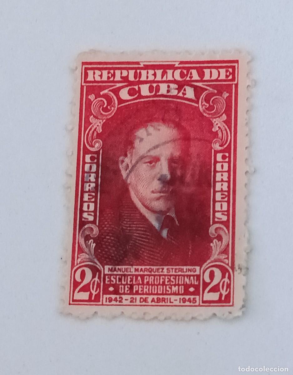 Sellos: Sellos Cuba 1946. III Aniversario d ela fundaci&oacute;n de la escuela de periodismo de La Habana.