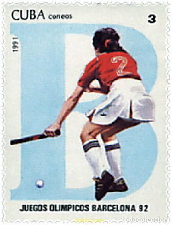 Sellos: 354798 MNH CUBA 1991 25 JUEGOS OLIMPICOS VERANO BARCELONA 1992