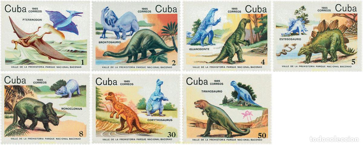 Sellos: 98003 MNH CUBA 1985 FAUNA PREHISTORICA