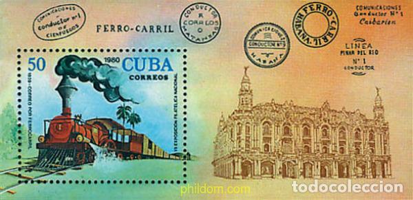Sellos: 58723 MNH CUBA 1980 EXPOSICION FILATELICA NACIONAL