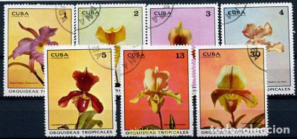 Sellos: 215787 USED CUBA 1971 ORQUIDEAS TROPICALES