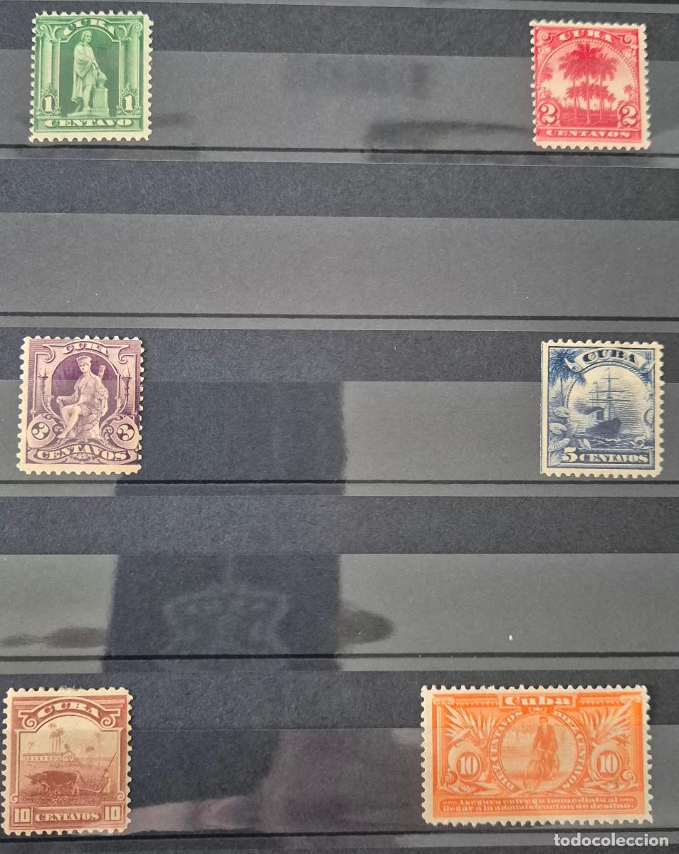Sellos: CUBA 1899 alegorias cubanas (6 valores) Edifil 30/35