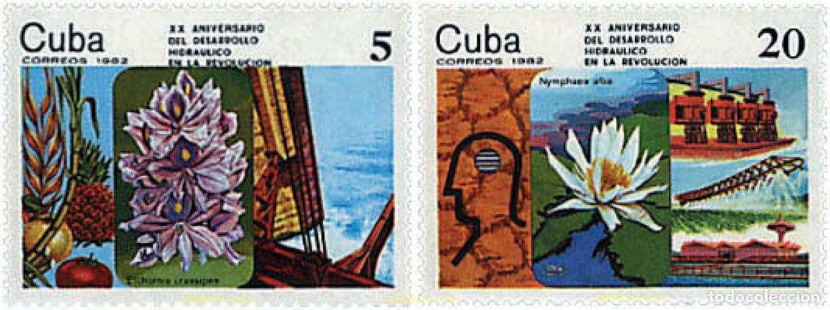Sellos: 83519 MNH CUBA 1982 20 ANIVERSARIO DEL DESARROLLO HIDRAULICO EN LA REVOLUCION