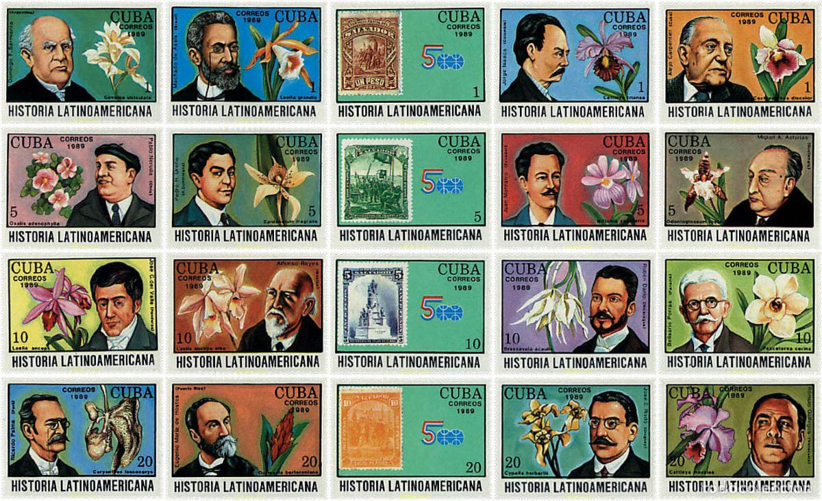 Sellos: 98086 MNH CUBA 1989 HISTORIA LATINOAMERICANA