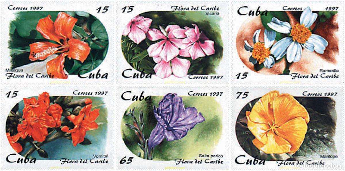 Sellos: 83538 MNH CUBA 1997 FLORA DEL CARIBE