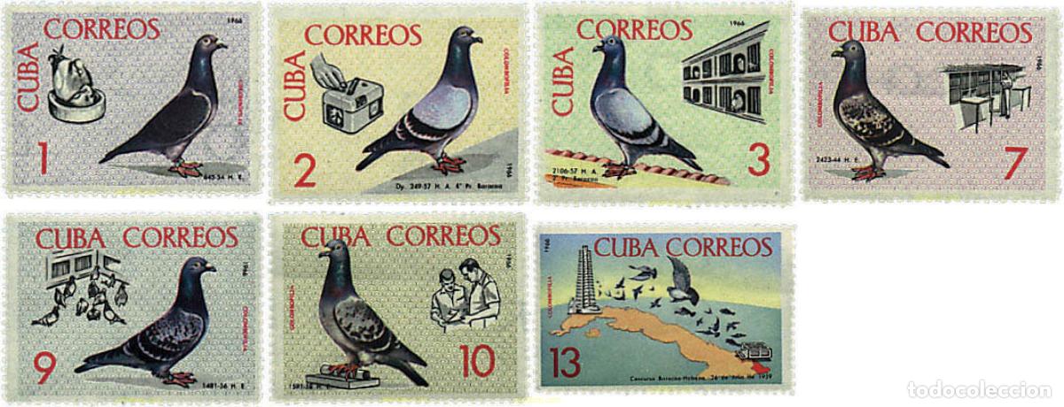 Sellos: 31777 MNH CUBA 1966 PALOMAS