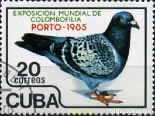 Sellos: 207600 USED CUBA 1985 PORTO 1985. EXPOSICION INTERNACIONAL DE COLOMBOFILIA