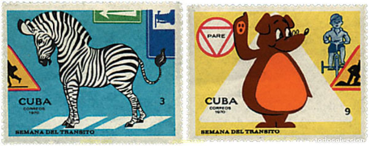 Sellos: 40367 MNH CUBA 1970 SEMANA DEL TRANSITO