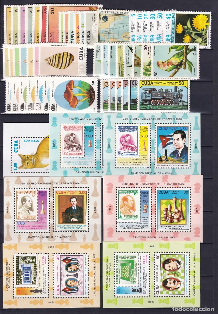 Sellos: Cuba, Conjunto de Series Completas y Hojas Bloque, [SIN FIJASELLOS, / Cat. +135&euro;]