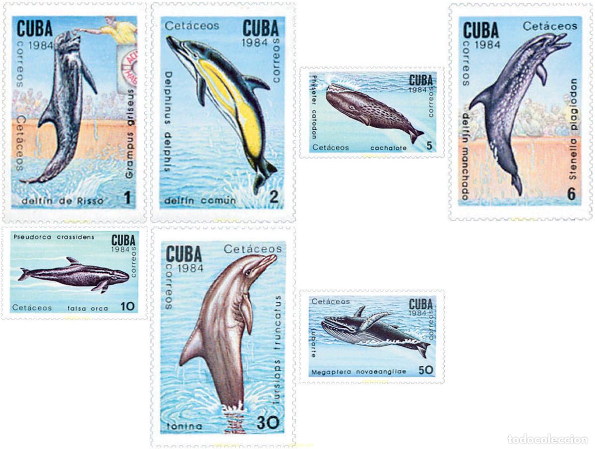 Sellos: 30334 MNH CUBA 1984 MAMIFEROS MARINOS