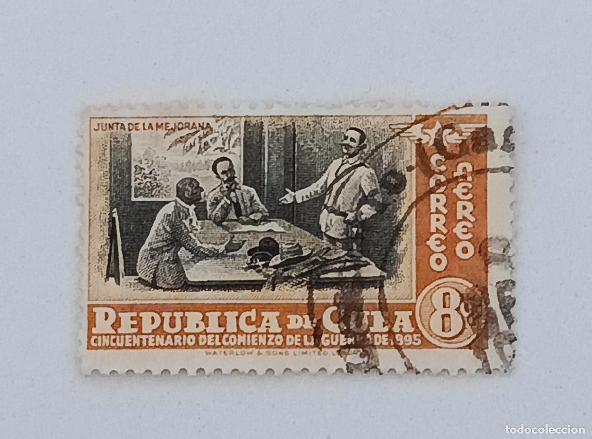 Sellos: Sellos Cuba 1948, Cincuentenario de la Guerra de Independencia. Edifil 399