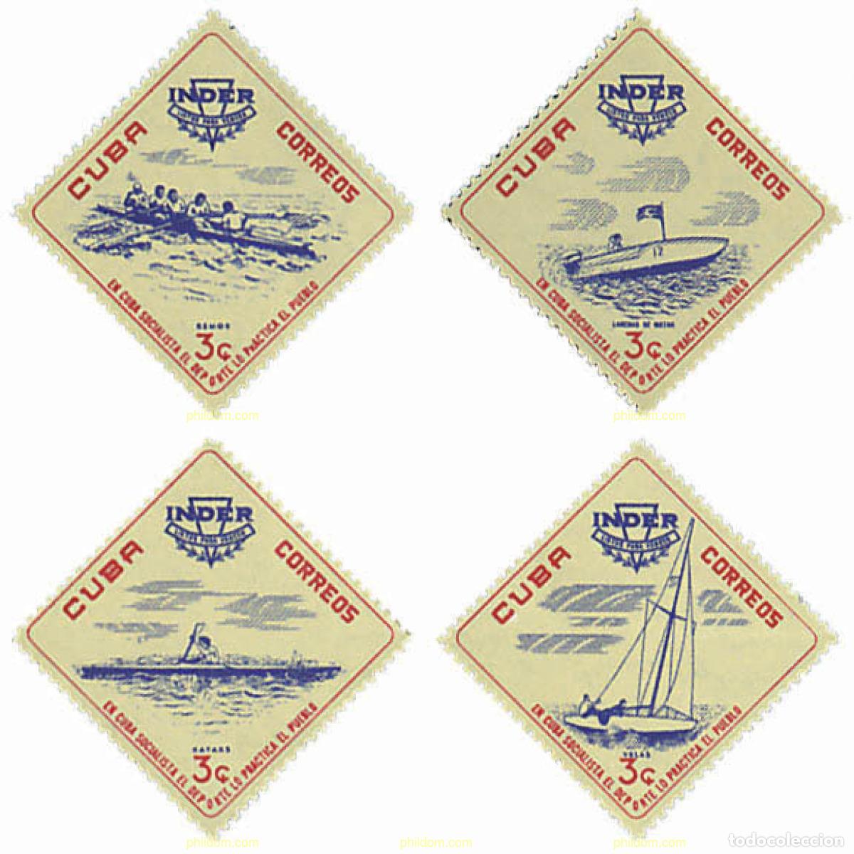 Sellos: 582135 MNH CUBA 1962 INSTITUTO NACIONAL DEL DEPORTE