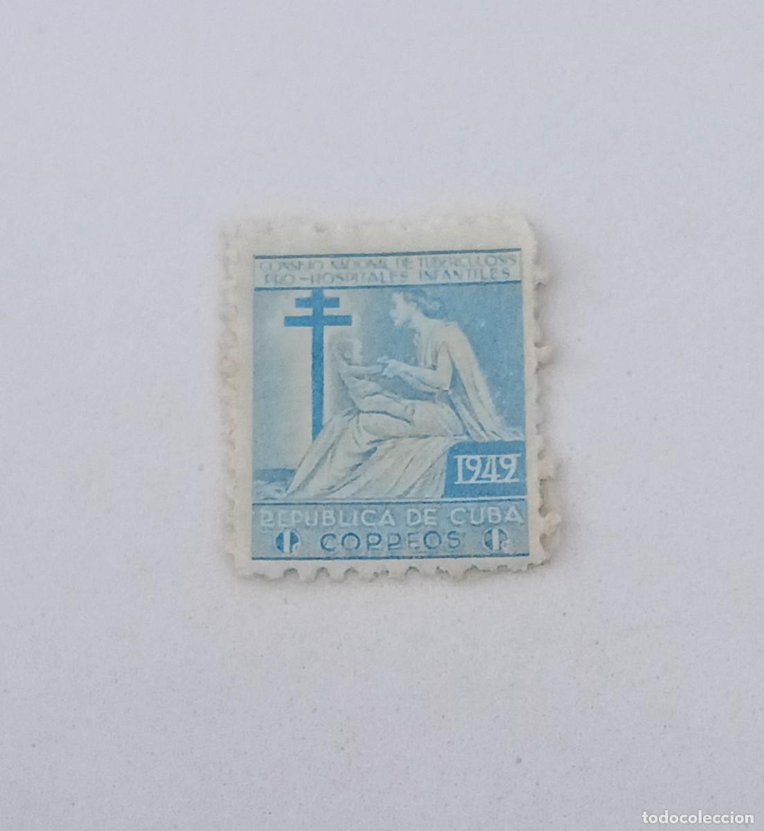 Sellos: Sello Cuba 1949 beneficienc&iacute;a.