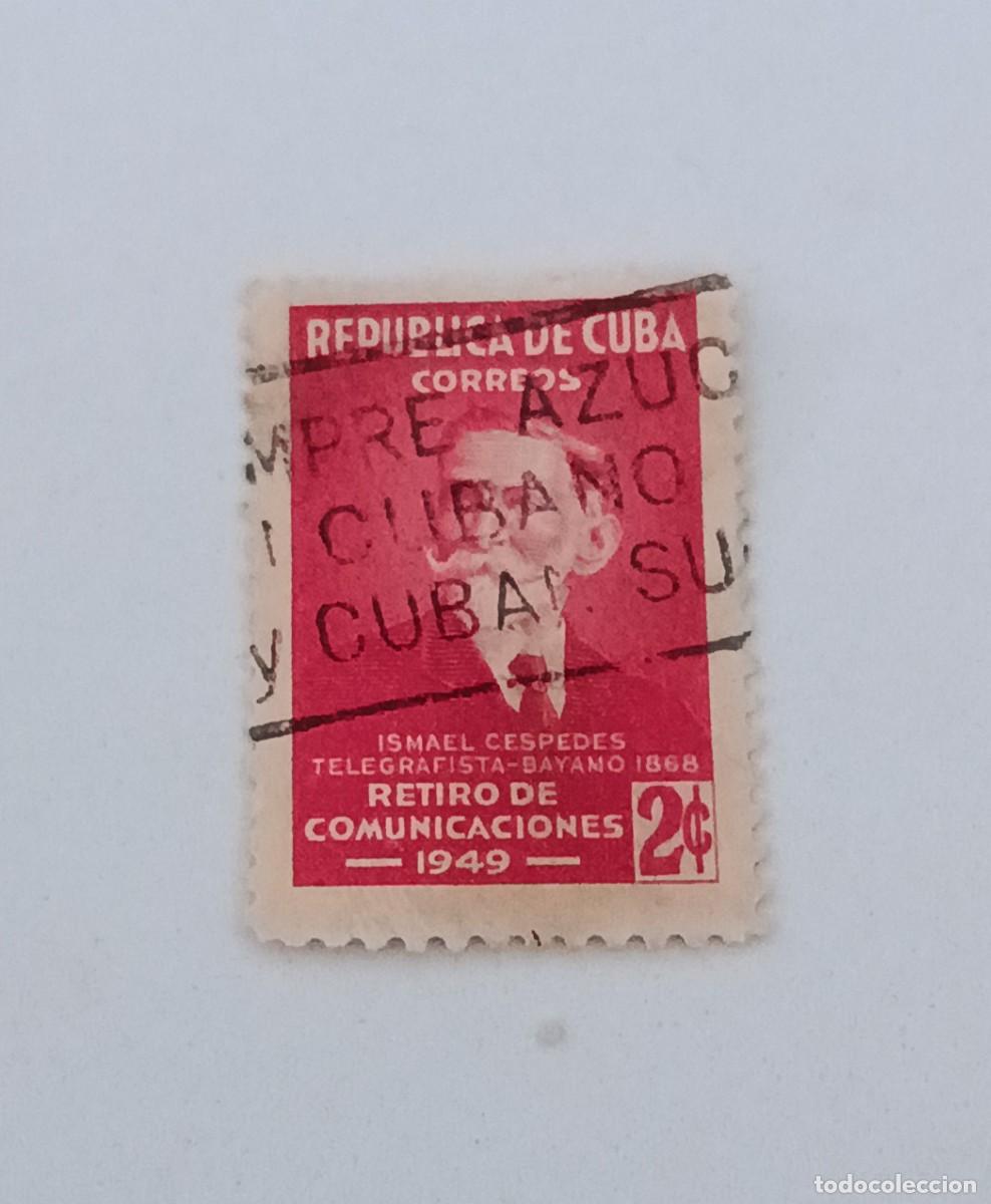 Sellos: Sello Cuba 1949. Retiro de comunicaciones. Edifil 426