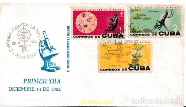 Sellos: 405658 MNH CUBA 1962 EL MUNDO UNIDO CONTRA LA MALARIA