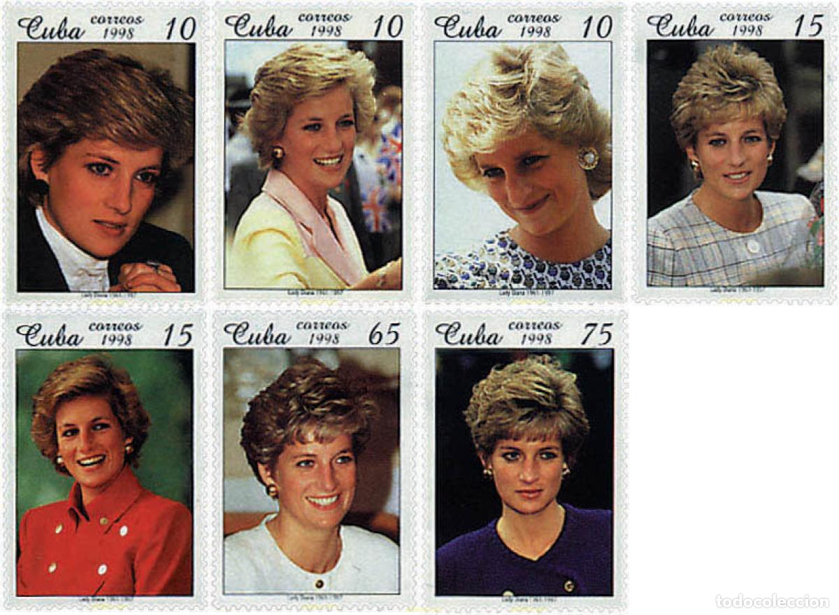 Sellos: 69941 MNH CUBA 1998 EN RECUERDO DE DIANA PRINCESA DE GALES