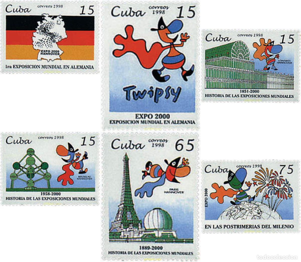 Sellos: 37330 MNH CUBA 1998 EXPO 2000. EXPOSICION UNIVERSAL EN HANNOVER