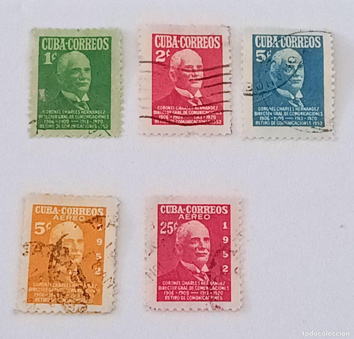 Sellos: Sellos Cuba 1952. Retiro de Comunicaciones