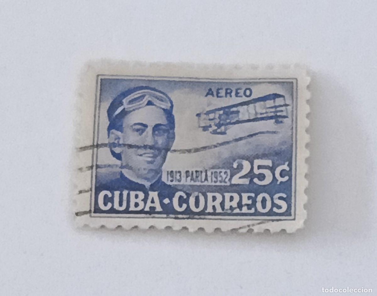 Sellos: Sello Cuba 1952. 39 Aniversario del vuelo Key West. edifil 499